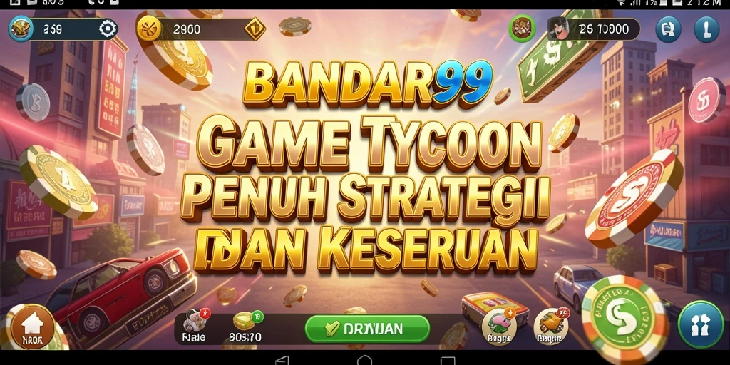 Tangkapan layar utama BANDAR99 menampilkan gameplay seru dalam dunia Tycoon.