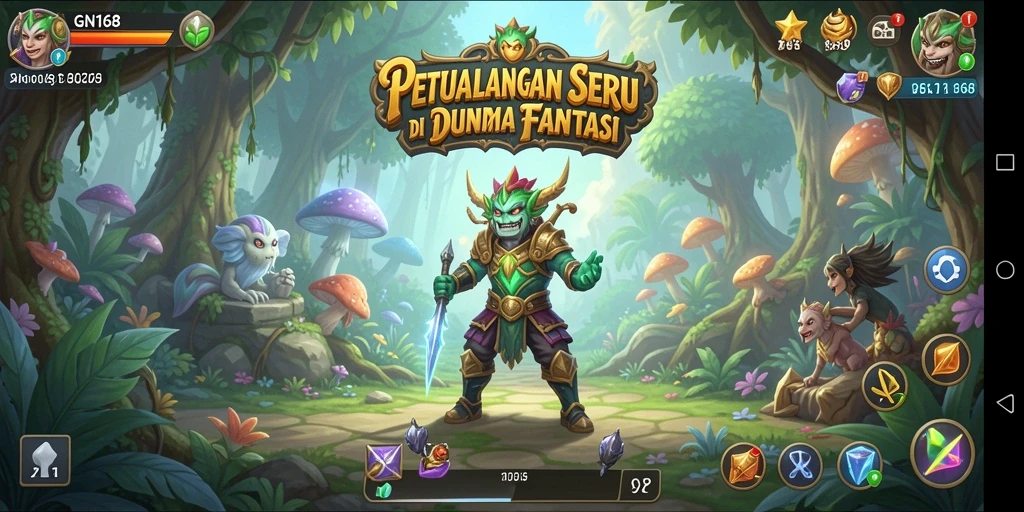 Tampilan gameplay GN168 yang menakjubkan dalam petualangan seru.