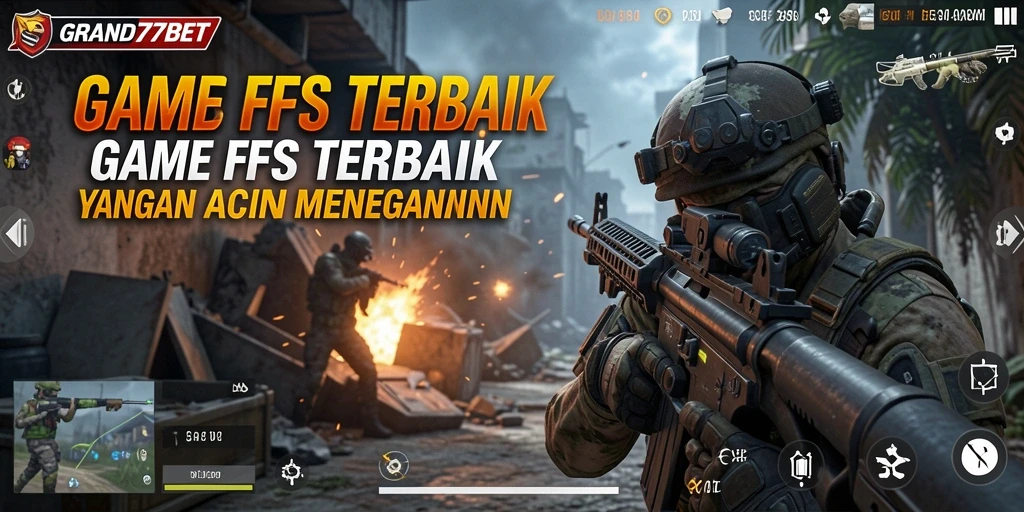 Tampilan permainan <strong>GRAND77BET</strong> yang menegangkan dalam aksi FPS.