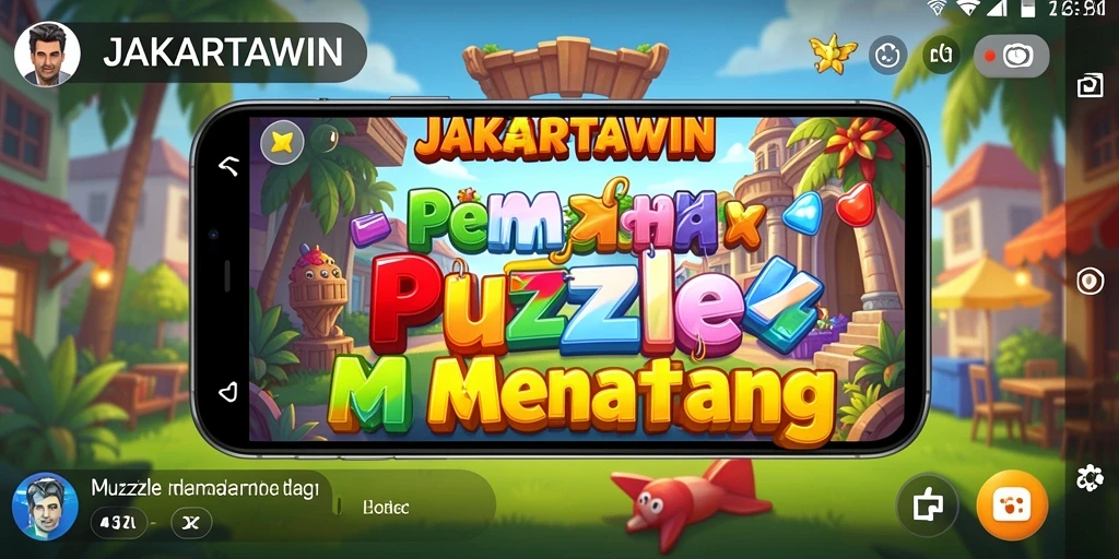 Tampilan gameplay JAKARTAWIN yang menantang dan seru.