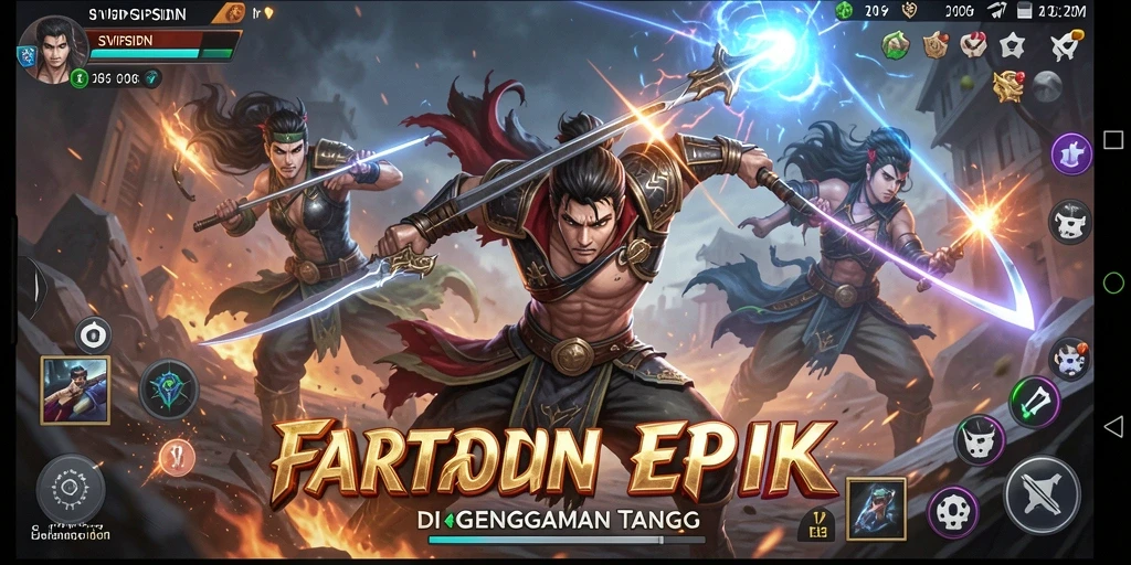 Tangkapan layar gameplay <strong>SVIPSIDN</strong> yang menunjukkan aksi pertarungan yang mendebarkan.