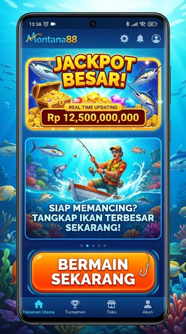 Tampilan utama aplikasi montana88 dengan berbagai kategori aplikasi.